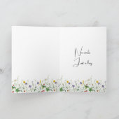 Carte Cadeau fleur sauvage sur poignée de porte rouillée (Intérieur)