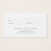 Carte cadeau Fleurs séchées (Dos)