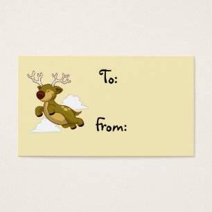 Carte cadeau Flying Christmas Reindeer