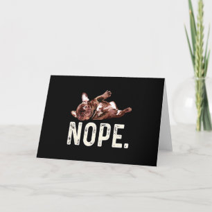 Carte Cadeau Frenchie Bouledogue français Nope.
