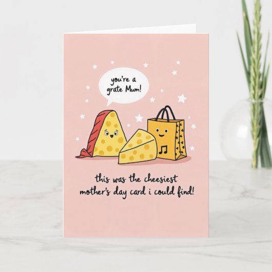 Carte Cadeau Fromage Grate Mums Day (Devant)