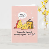 Carte Cadeau Fromage Grate Mums Day (Fleur jaune)