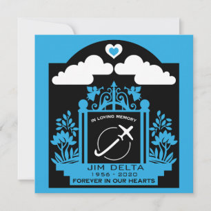 Carte Cadeau Funéraire Pilote en Mémoire