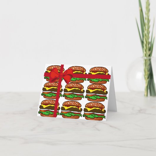 Carte cadeau Hamburger (Devant)