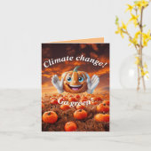 Carte cadeau - Helloween (Fleur jaune)