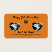 Carte cadeau Heureuse Sainte-Valentin (Devant)