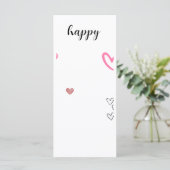 Carte cadeau heureux amis mignon (Debout devant)
