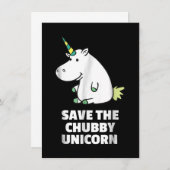 Carte Cadeau Hippo Lover| Hippo Chubby Unicorn | Hippo m (Devant / Derrière)
