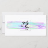 carte cadeau holographique iridescence ajouter le  (Dos)