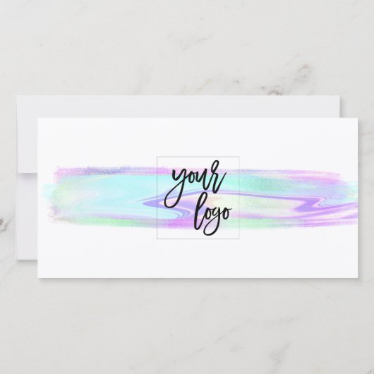 carte cadeau holographique iridescence ajouter le  (Dos)