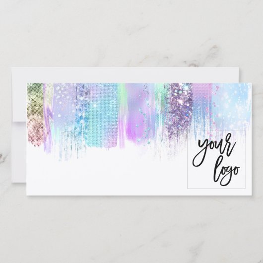 carte cadeau holographique iridescence ajouter le  (Dos)