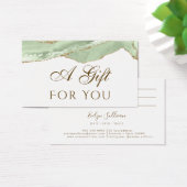 Carte cadeau Jade Green Agate (Bureau)