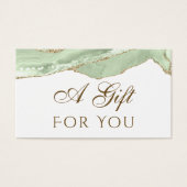 Carte cadeau Jade Green Agate (Devant)