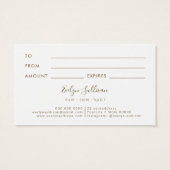 Carte cadeau Jade Green Agate (Dos)