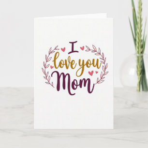Carte Cadeau Je T'Aime Maman