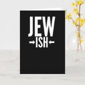 Carte Cadeau juif drôle pour Bat/Bar Mitzvah ou Hanukkah (Fleur jaune)