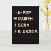 Carte Cadeau KPOP (Fleur jaune)