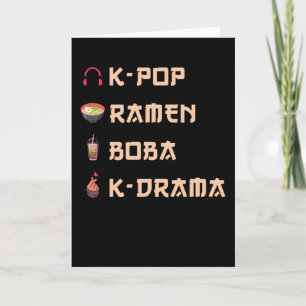 Carte Cadeau KPOP