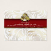 Carte cadeau Logo Xmas Elegance Bijoux Red Gold 2 (Dos)