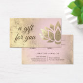 carte cadeau lotus (Bureau)