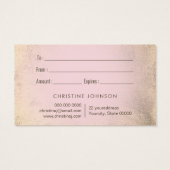 carte cadeau lotus (Dos)