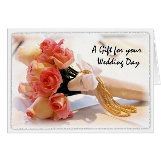 Carte cadeau mariage (Devant horizontal)