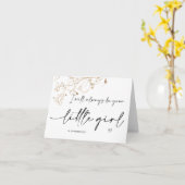 Carte Cadeau mariage pour les parents de la mariée maman (Fleur jaune)