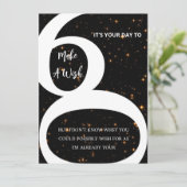 Carte Cadeau Moderne 60e Anniversaire BlackGold (Debout devant)