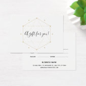 Carte Cadeau Moderne Chic Personnalisé Logo Entrep (Bureau)