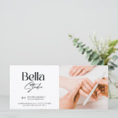 Carte cadeau moderne Nail Tech Beauté Salon (Debout devant)