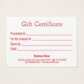 Carte cadeau Moderne Simple Red Moose Snowflakes (Dos)