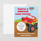 Carte cadeau Monster Truck Valentine's Play Doh (Devant / Derrière)