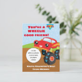 Carte cadeau Monster Truck Valentine's Play Doh (Debout devant)