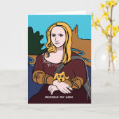 Carte cadeau Moodle An' Lisa Funny Chien (Fleur jaune)