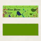 Carte cadeau Oiseaux (Devant & derrière)