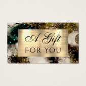 Carte cadeau Olive Emerald vert aquarelle (Devant)