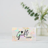 carte cadeau opale blanche (Debout devant)