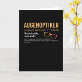 Carte Cadeau Opticien (Fleur jaune)