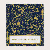 Carte cadeau Oriental Gold Boho Photo (Extérieur déplié)