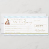 Carte cadeau Pale Blue Easter Check (Devant)
