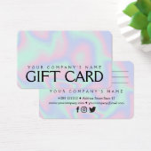 Carte cadeau Pastel Holographic Texture (Bureau)