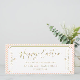 Carte cadeau Peach Happy Easter