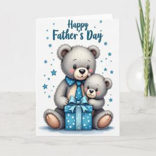 Carte Cadeau Peluche Douce Fête des Pères