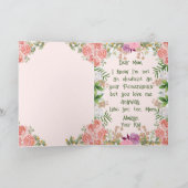 Carte Cadeau personnalisable pour la fête des mères avec (Intérieur)