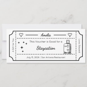 Carte cadeau personnalisée, Billet cadeau personna