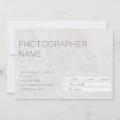 Carte cadeau photo, carte photo minimaliste (Dos)