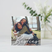 Carte Cadeau photo d'amitié moderne (Debout devant)