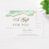 Carte cadeau Porte vert Seafoam (Bureau)