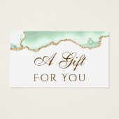 Carte cadeau Porte vert Seafoam (Devant)