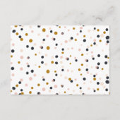 Carte cadeau Pots Confetti rose et or (Dos)